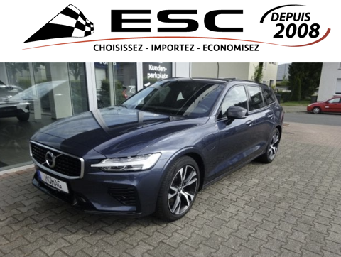 Volvo V60 T6 AWD Recharge 253 ch + 87 ch Geartronic 8 R-Design 2020 occasion Lille 59000