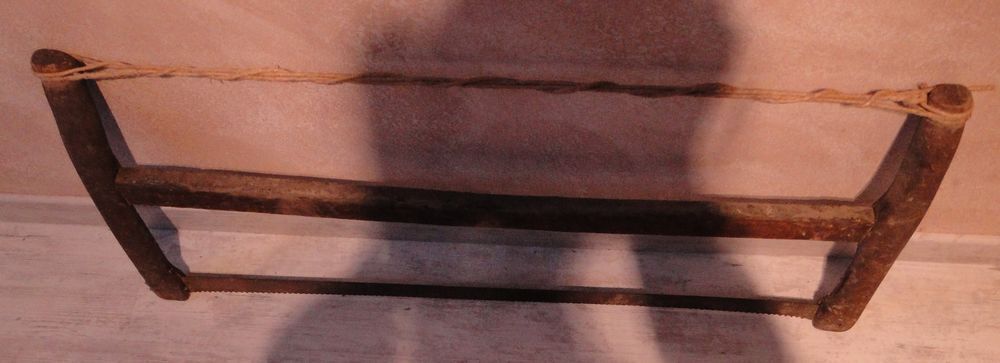 Scie &agrave; tenons, en bois de 100 cm - Tr&egrave;s bon &eacute;tat Bricolage