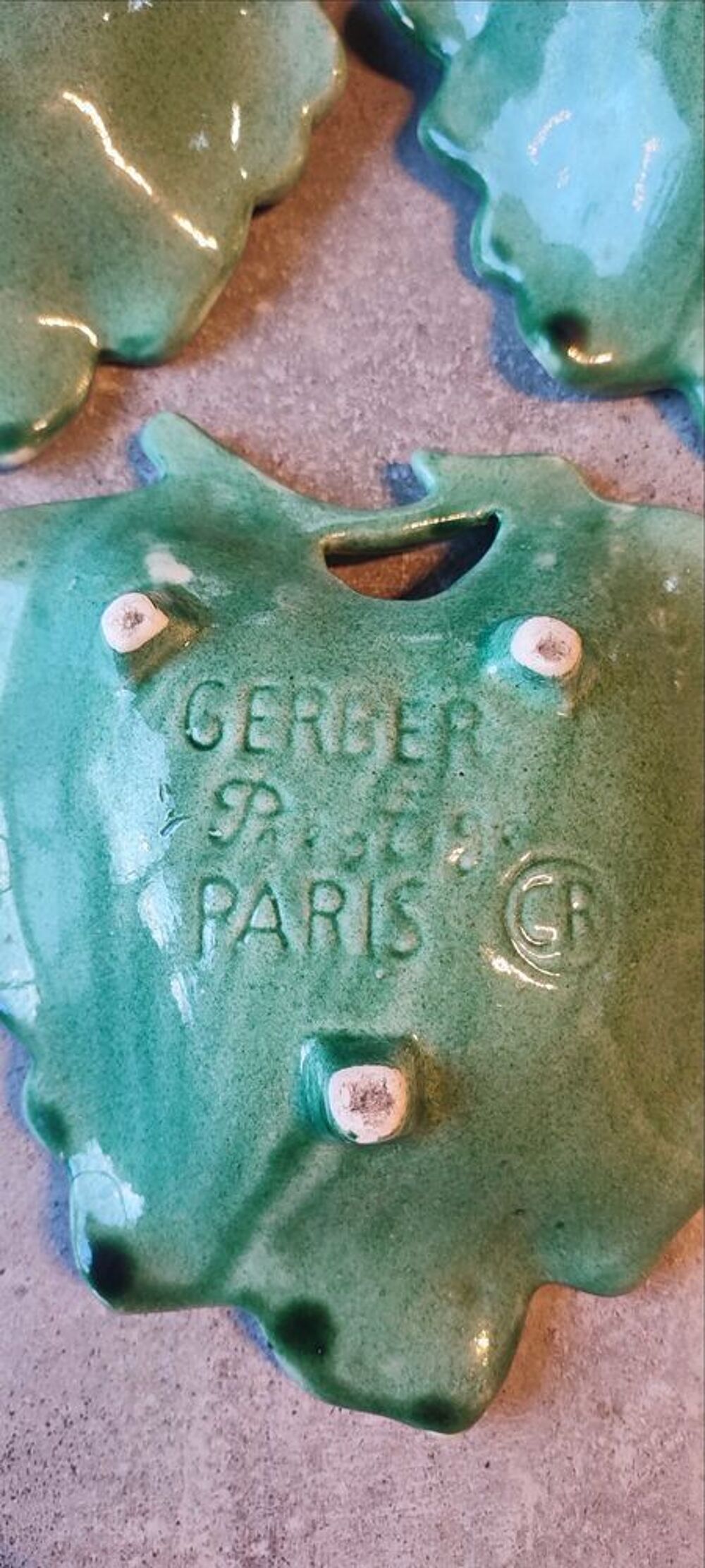 Coupelles barbotine GERBER Prestige Paris (1950-1960) 