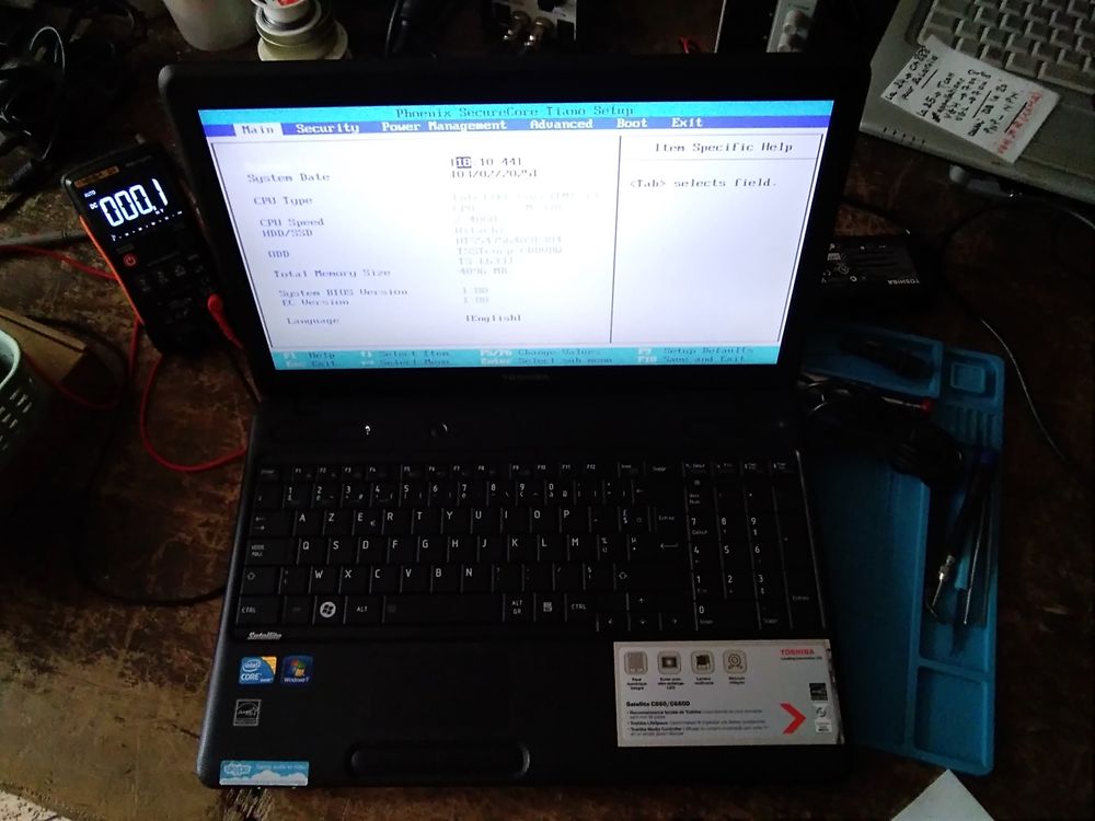 PC Portable Toshiba Satellite C660-22V Matériel informatique