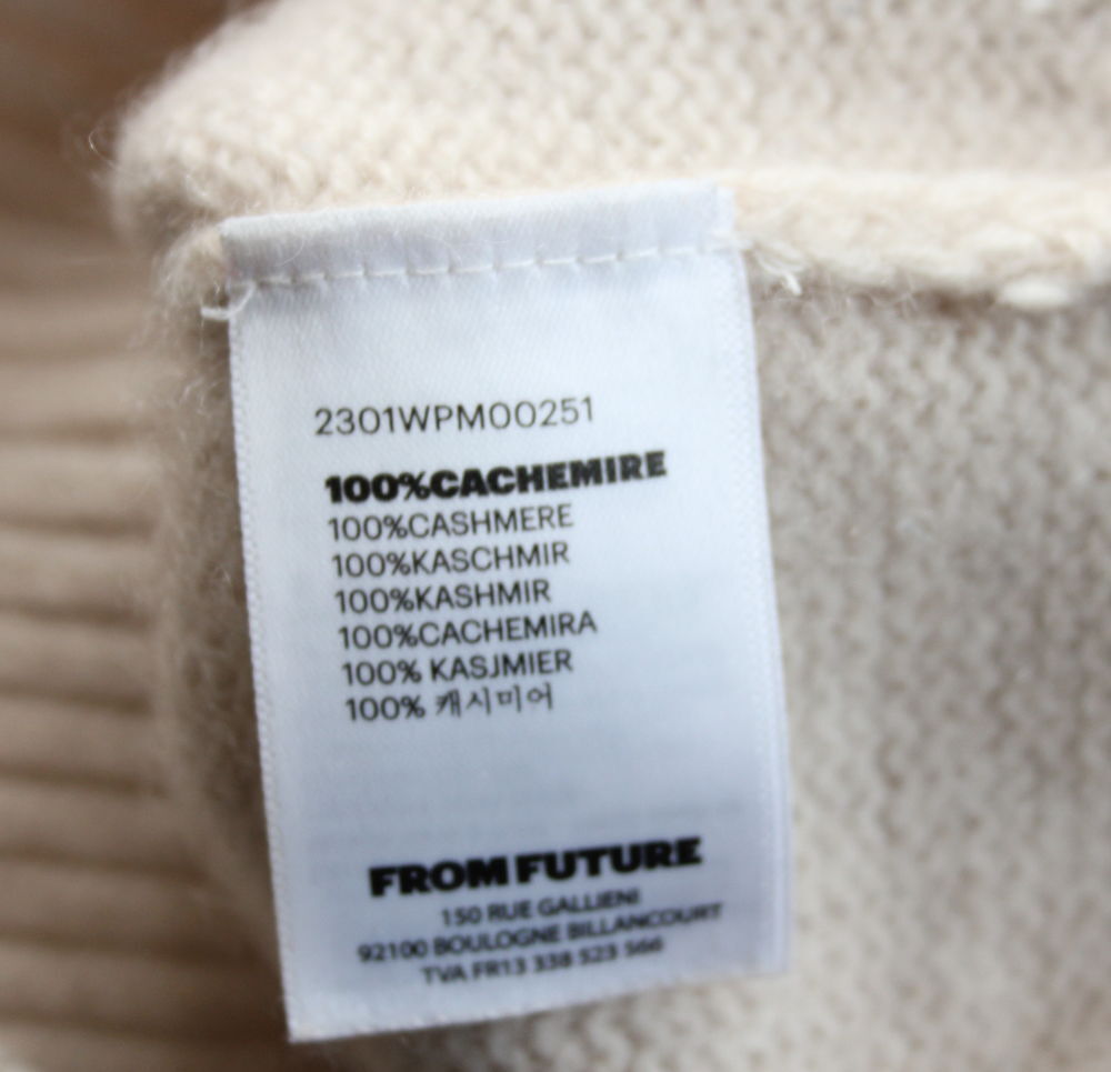 Pull cachemire beige FROM FUTURE T.XS Vêtements