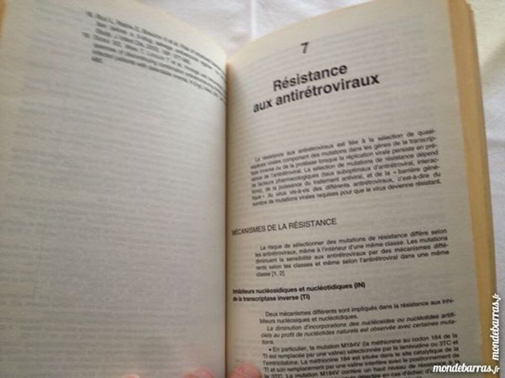 prise en charge th&eacute;rapeutique perso infect&eacute;es VIH Livres et BD