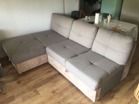 Canapé d'angle réversible et convertible 450 Anglet (64)