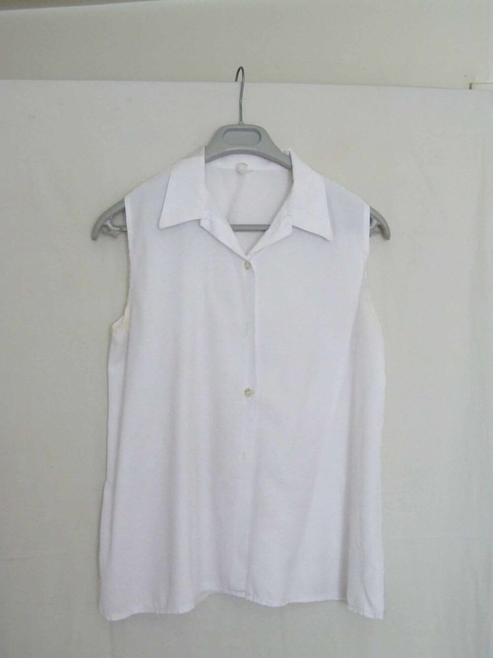 Chemisier blouse, Blanc, T. 42, TBE Vtements