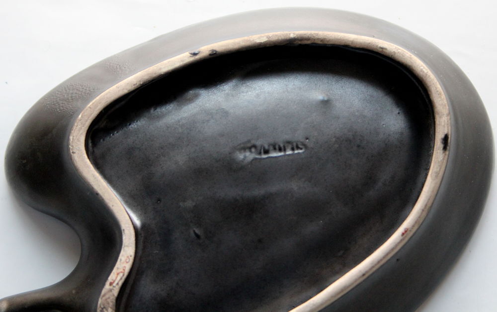 Coupe Coupelle c&eacute;ramique &eacute;maill&eacute;e peintre Vallauris 1960
Cuisine