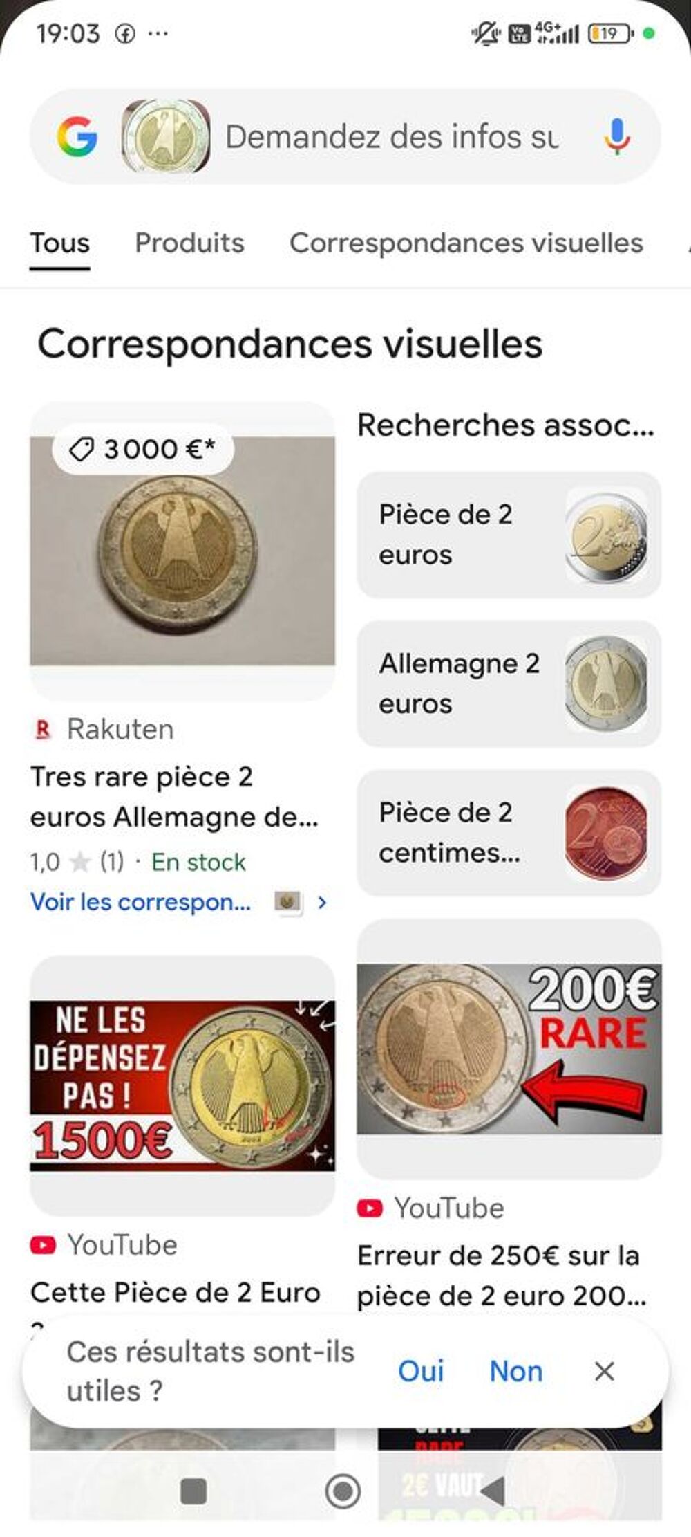 Lot de 4 pi&egrave;ce tr&egrave;s rare ( pour + d'informations regarder la description) 