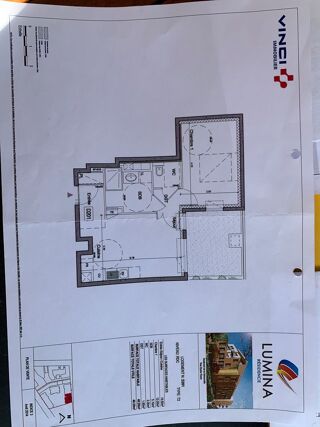  Appartement  vendre 2 pices 40 m