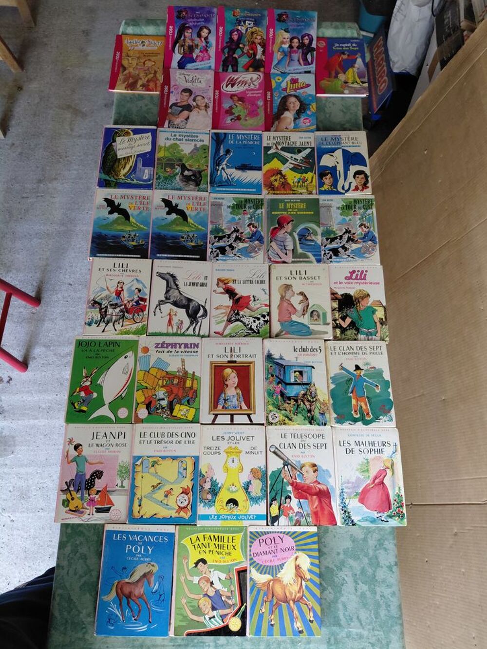 Minis- albums : bibliotheque verte et rose, en exelkent etat Livres et BD