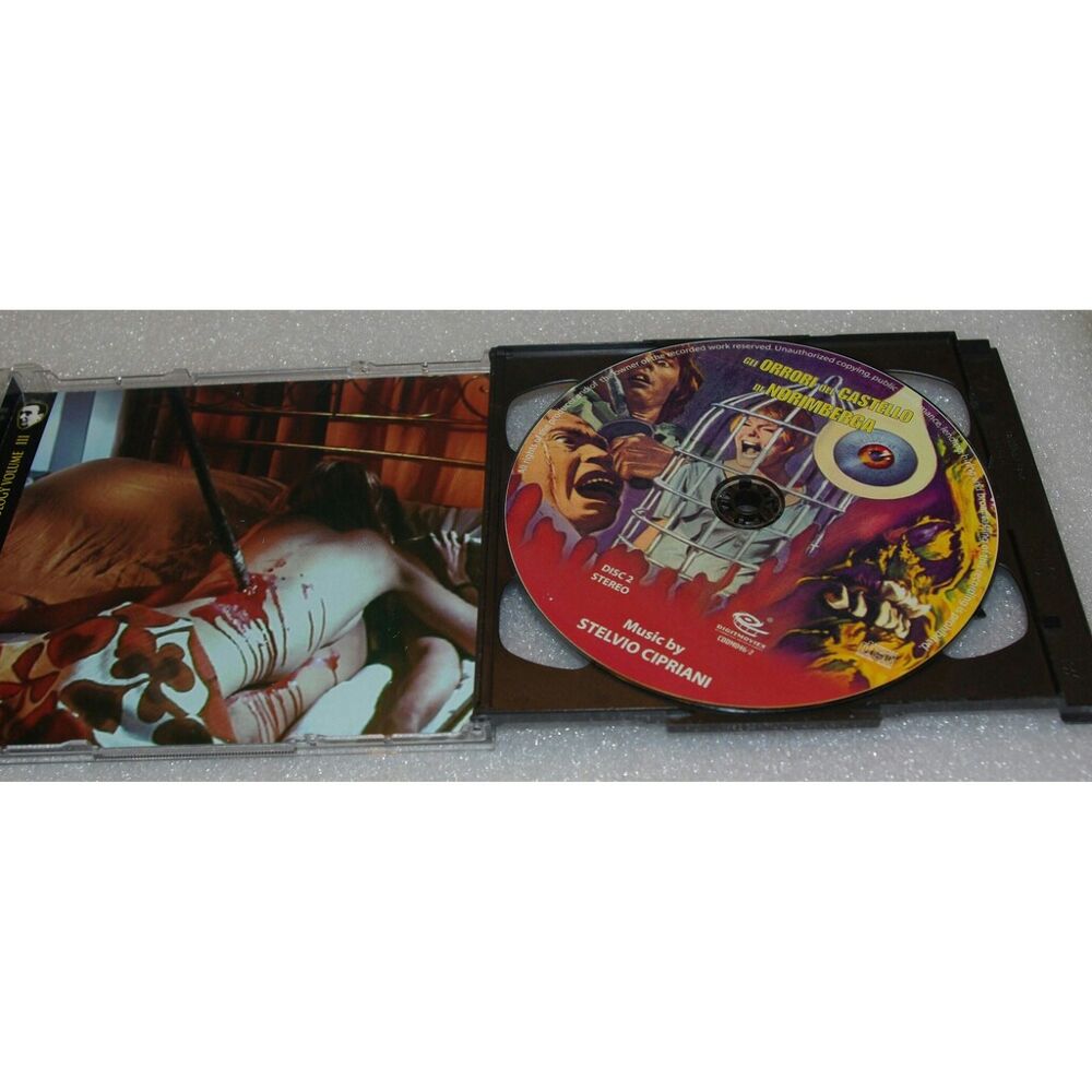 ECOLOGIA DEL DELITTO*+BARON BLOOD+CANI ARRABBIATI-OST 2XCD/Stelvio CIPRIANI/Neuf sous scello/Ed. DigitMovies Rare &amp; &eacute;puis&eacute;e CD et vinyles