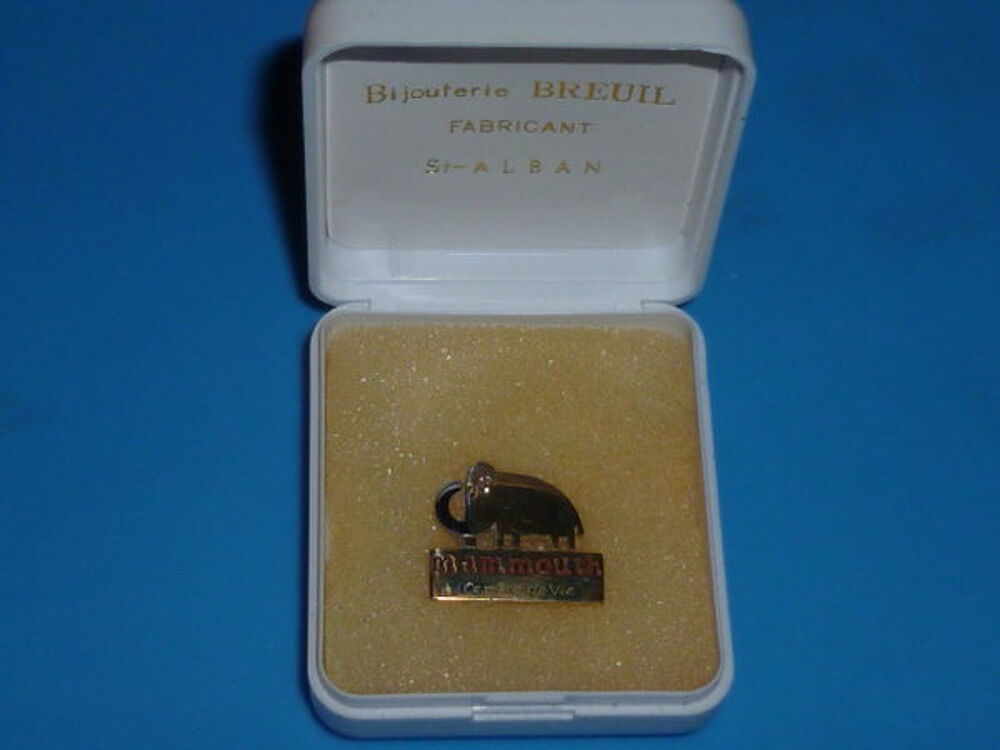 PIN'S MAMOUTH OR et DIAMANT 