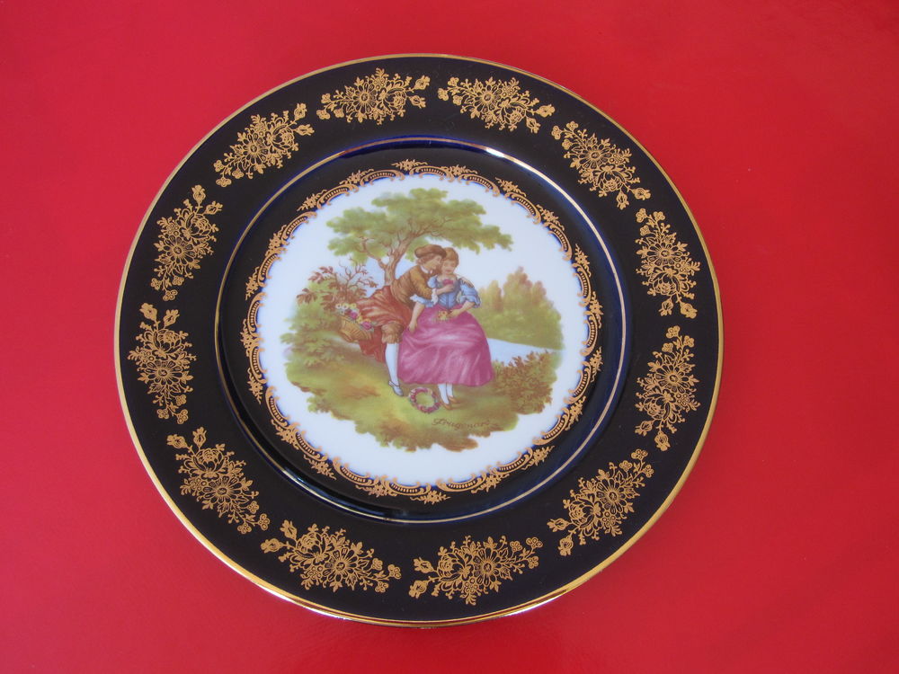 Assiette en porcelaine de Limoges neuve 