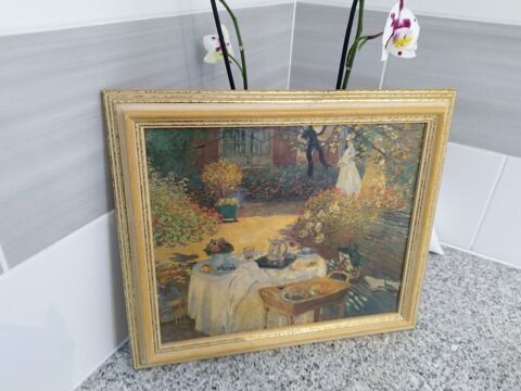 Peinture � l'huile sur toile  Le d�jeuner 
100 Melun (77)