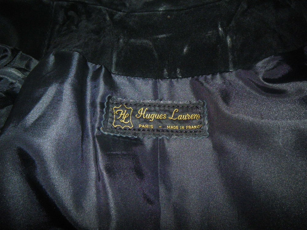 Veste en Dain Noir et Jupe Vêtements