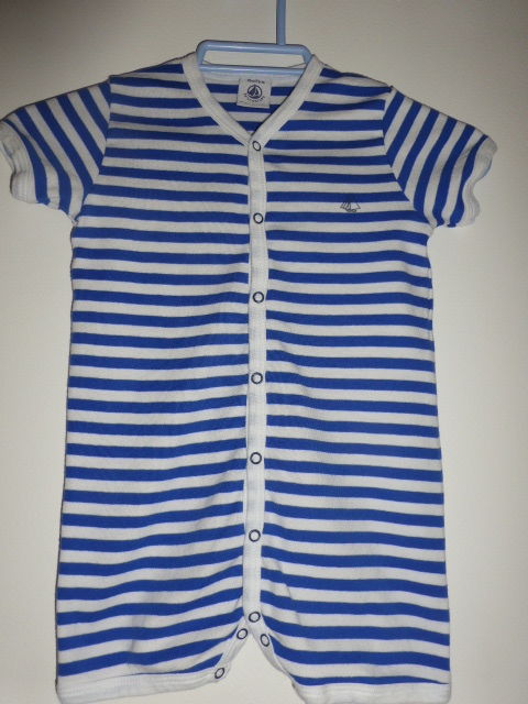 Petit bateau barboteuse rayée 12 mois manches courtes 7 Rueil-Malmaison (92)