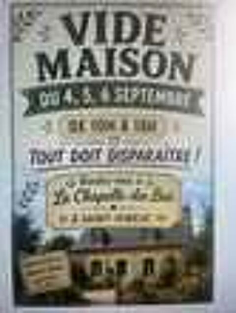 Vide maison Vide jardin