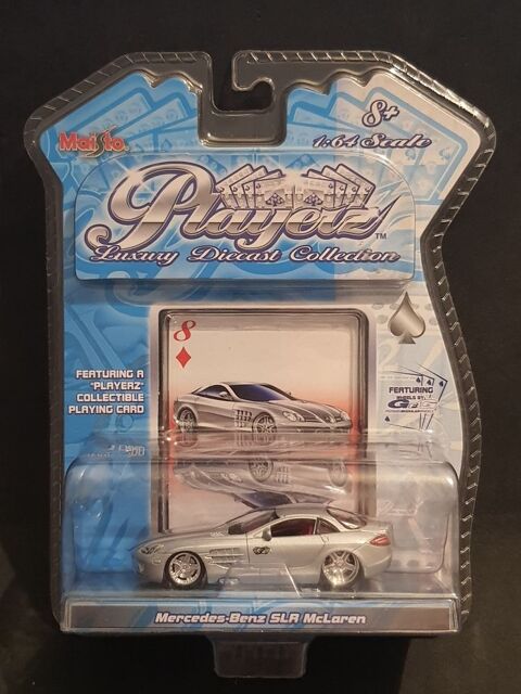Voiture miniature. Mercedes-Benz SLR McLaren - Playerz Luxury Diecast Collection - Maisto 1/64 17 Sens (89)