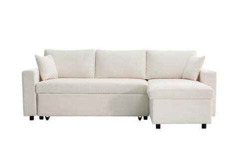 Canap� d'angle convertible en velours c�tel�  500 Arpajon (91)