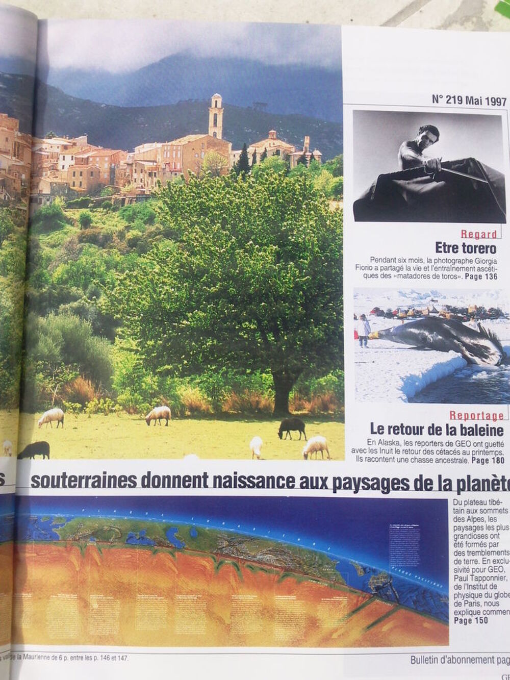 GEO N&deg;219 Mai 97 Les plus beaux villages de France Livres et BD