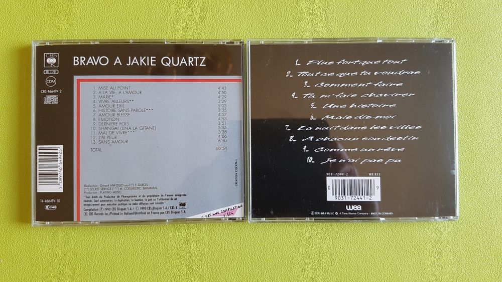 JAKIE QUARTZ CD et vinyles