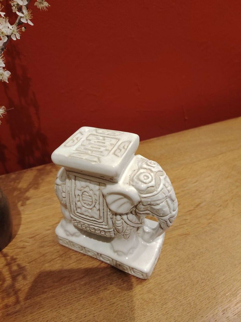 &agrave;‰l&eacute;phant porcelaine Décoration