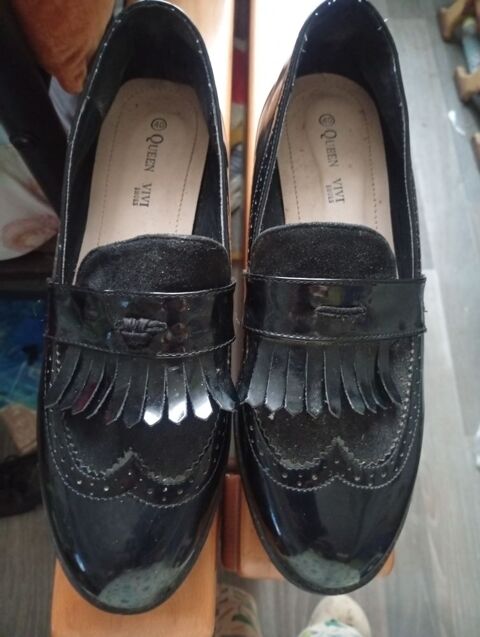 Mocassins noirs pour femme 4 Chteaudun (28)