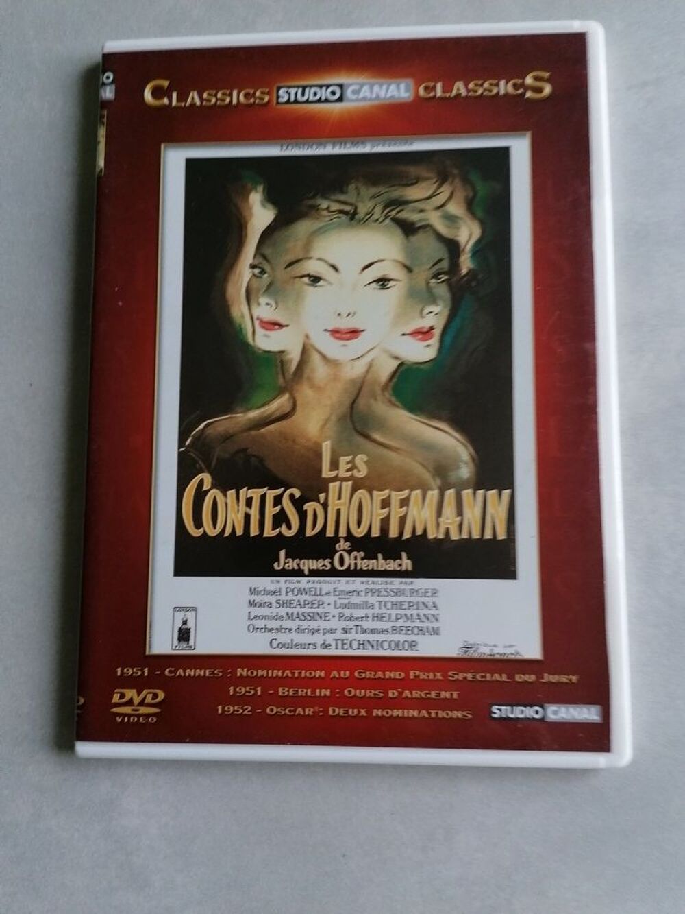 DVD Les Contes d'Hoffmann DVD et blu-ray