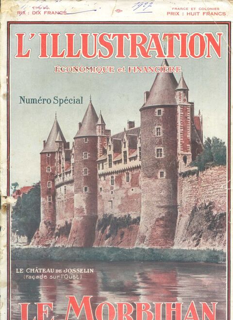 LE MORBIHAN - l'illustration ann�e - 1927 N�7,  40 Rennes (35)