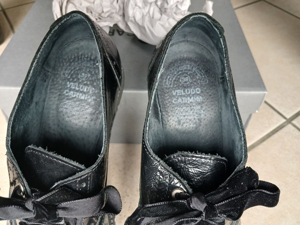 CHAUSSURES DERBY CUIR NOIRES FEMME	 Chaussures