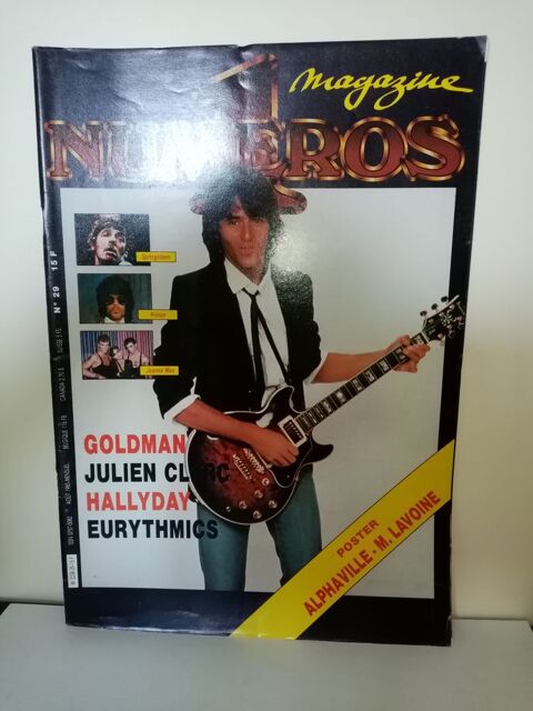 Magazine Numeros 1 N�29 : Jean-Jacques Goldman Julien Clerc  50 Angers (49)