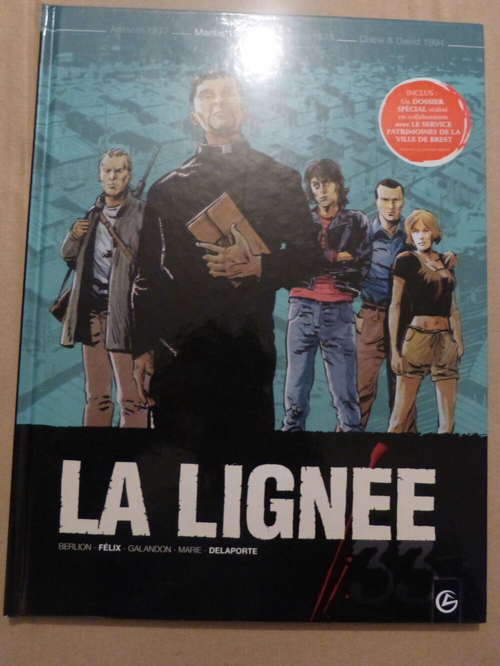 BD LA LIGNEE - MARIUS 1954 d&eacute;dicac&eacute;e Livres et BD