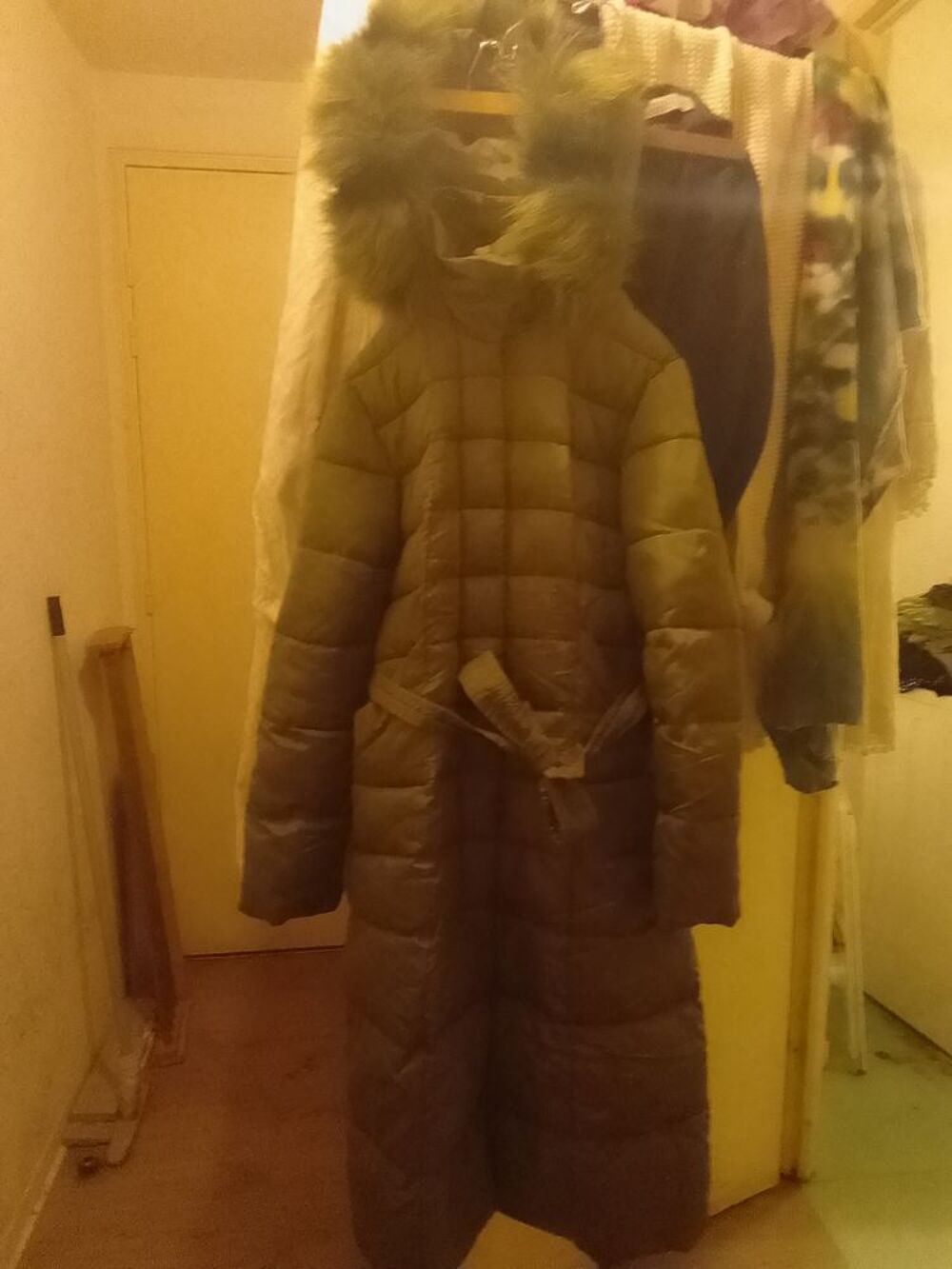 Doudoune femme kaki Vêtements