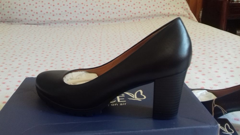 Escarpins cuir noir Chaussures