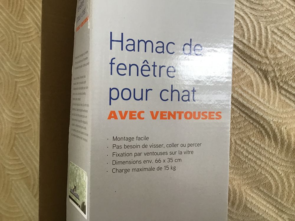 Hamac de fen&ecirc;tre pour chat Décoration