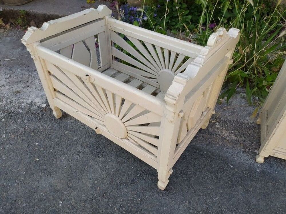 Anciens Meubles de Poup&eacute;e Lit et Armoire Bois XIX&egrave;me Meubles