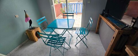 Table bistrot et ses 4 chaises 145 Saint-Cyprien (66)