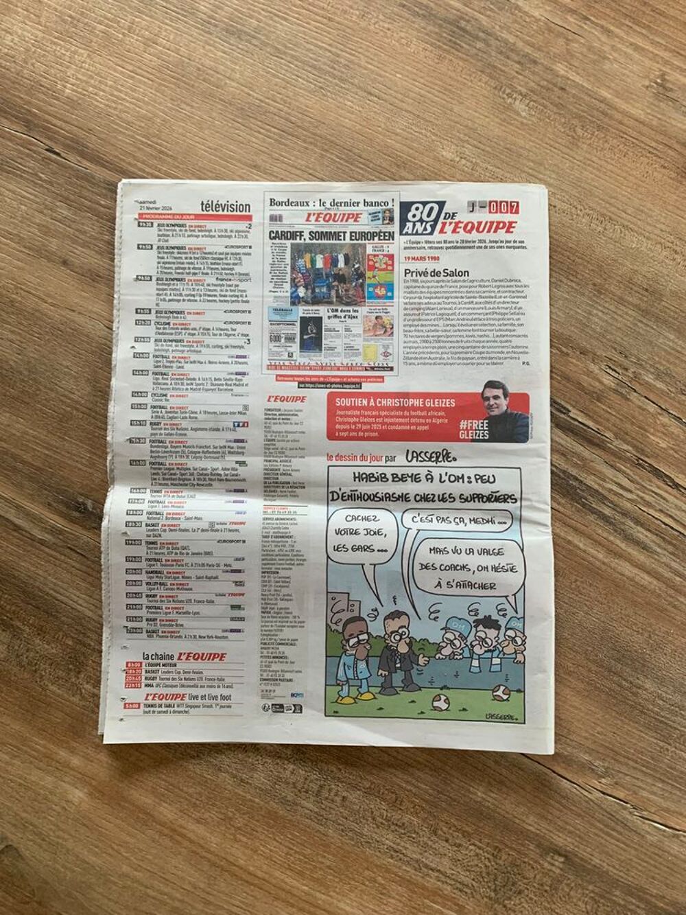 Journal L' &eacute;quipe " Quentin Fillon Maillet Livres et BD