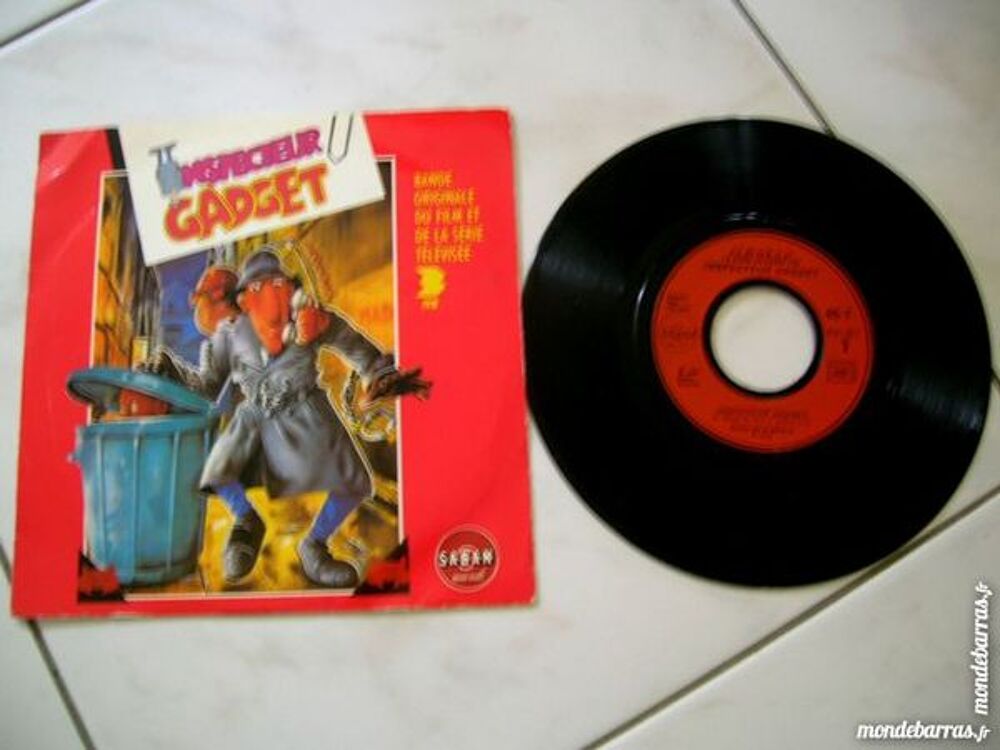 45 TOURS INSPECTEUR GADGET Musique du film FR3 CD et vinyles