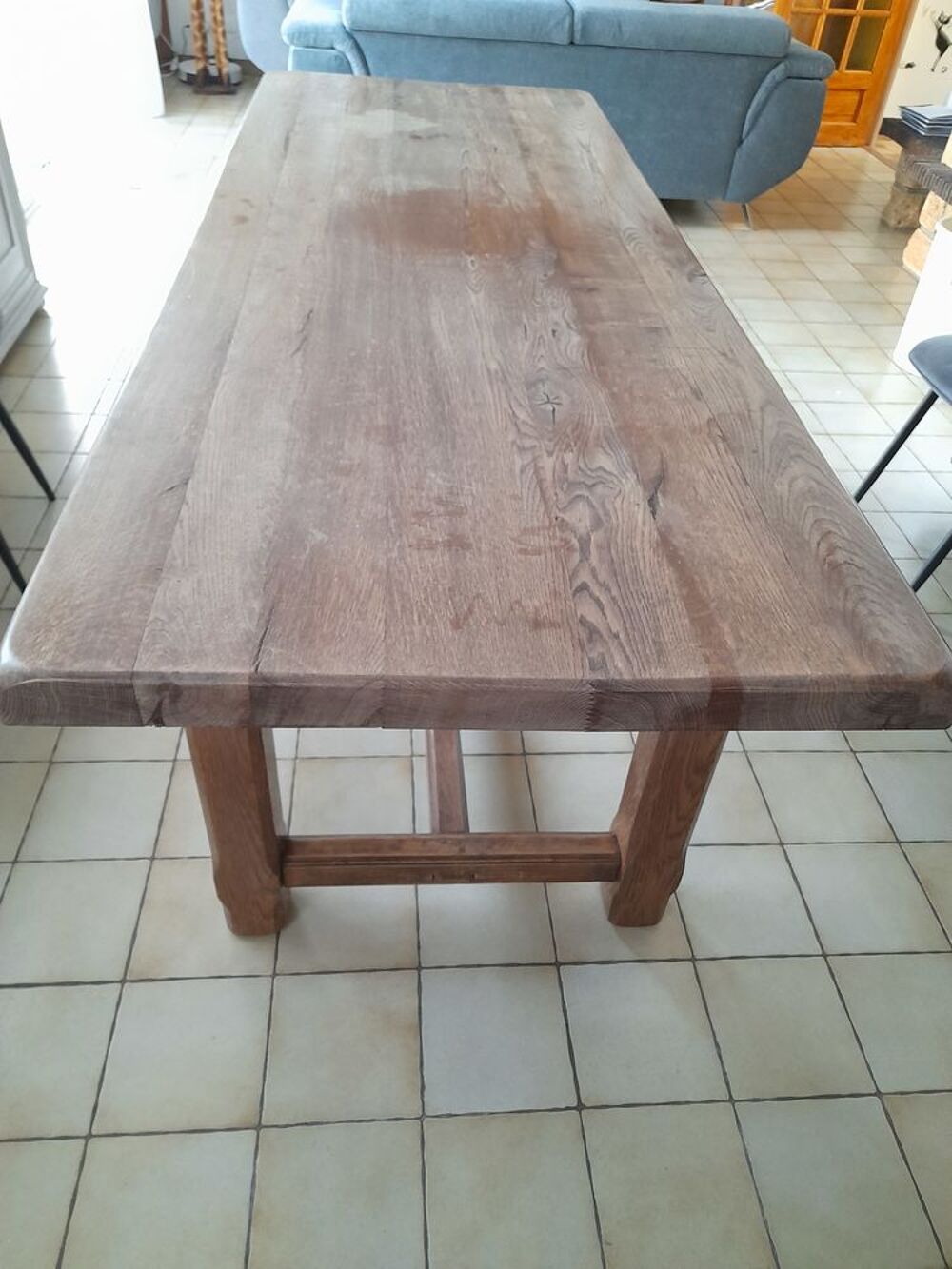 GRANDE TABLE en CHENE 10 PERSONNES Meubles