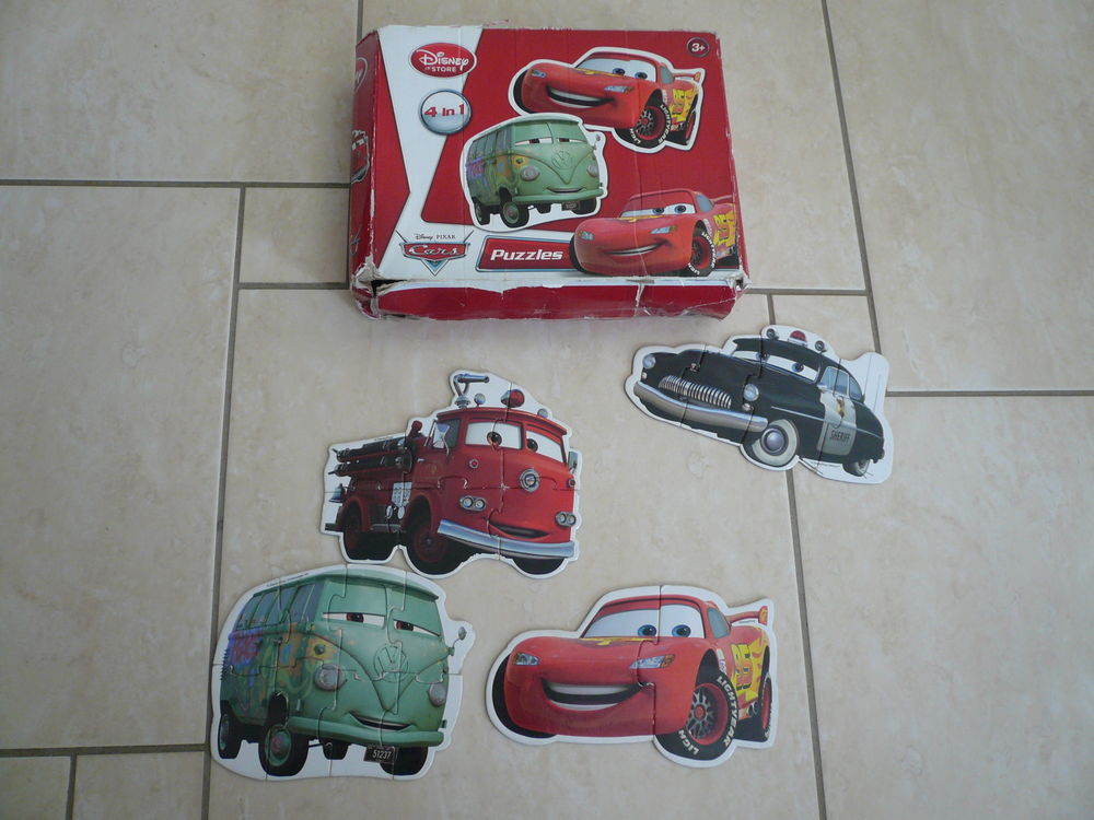 Puzzles Car's 4 en 1 ? Jouet 1er &acirc;ge Jeux / jouets