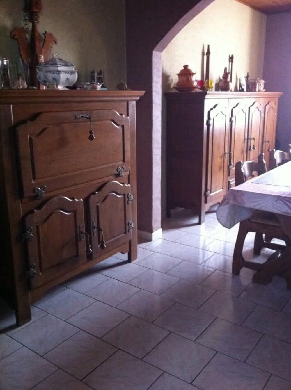 Salle &agrave; manger compl&egrave;te en ch&ecirc;ne ? Table, chaises et meubles Meubles