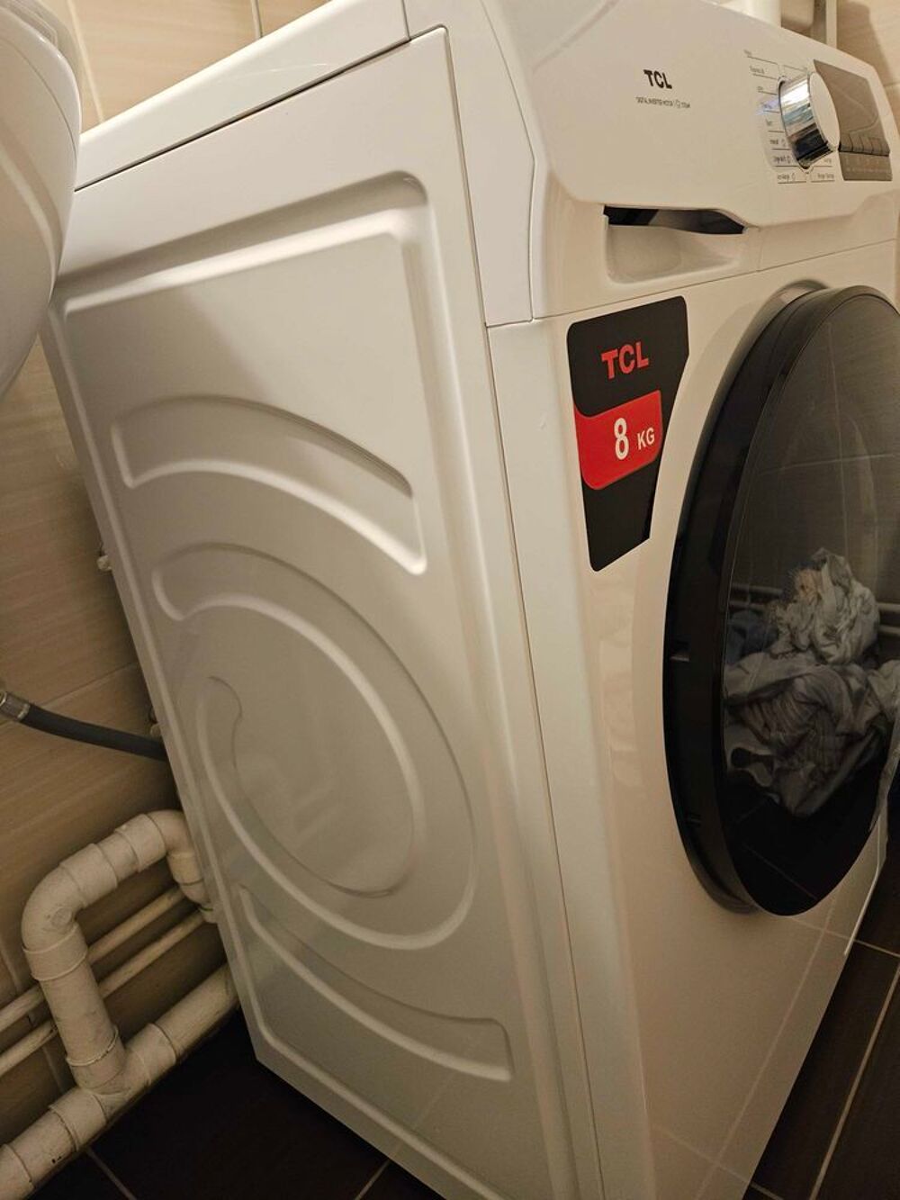 Lave linge TCL 8kg Electroménager