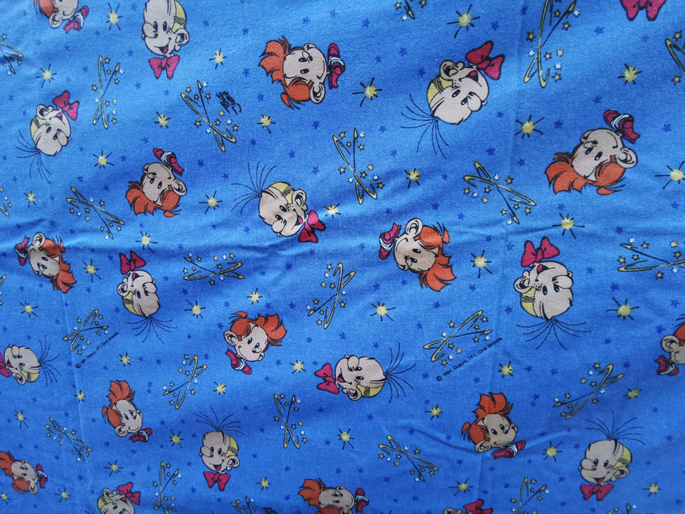 Draps enfant espace etoile spirou et fantasio Décoration