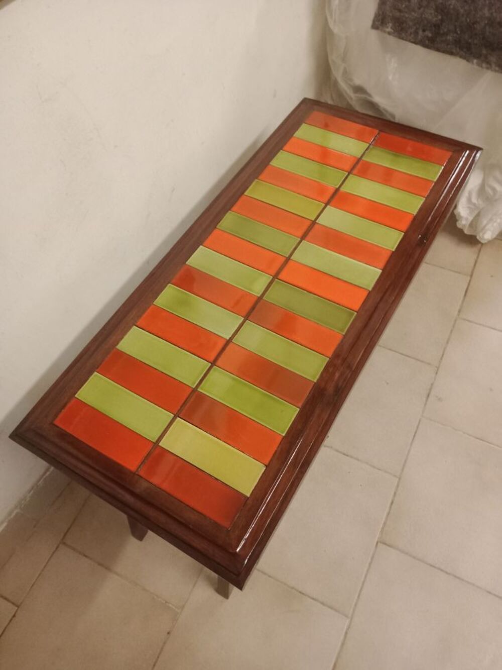 Table basse scandinave palissandre ann&eacute;e 70 Meubles