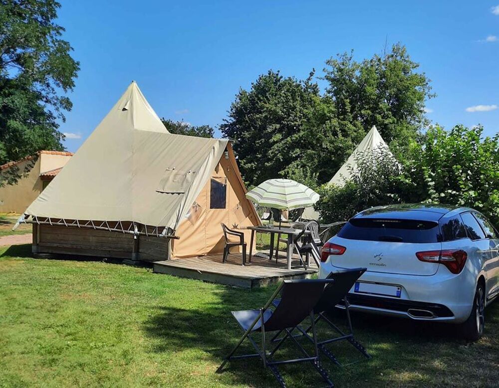   Tipi insolite 2ch 4pers. - Camping avec piscine au bord d'un grand lac proche du Puy du Fou Poitou-Charentes, Argenton-Chteau (79150)