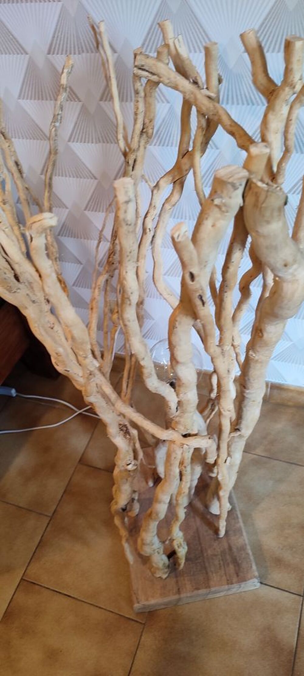 LAMPE EN BOIS Décoration