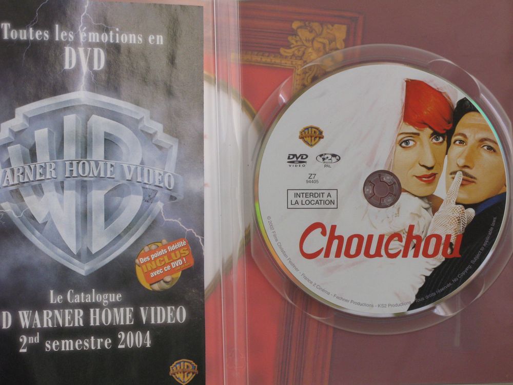 chouchou DVD et blu-ray