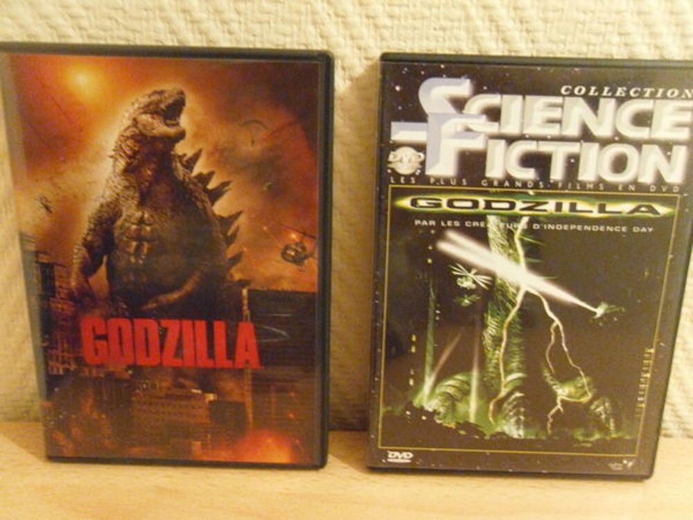 Godzilla Lot de 2 dvd film versions de 2014 &amp; 1998 DVD et blu-ray