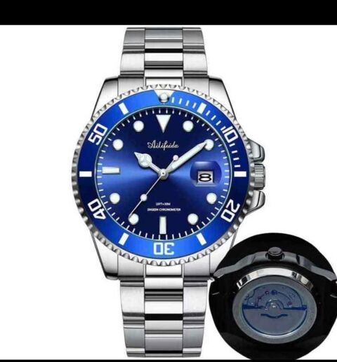 Montre homme automatique Ailifeida €  Cadran bleu et acier Sartrouville (78)