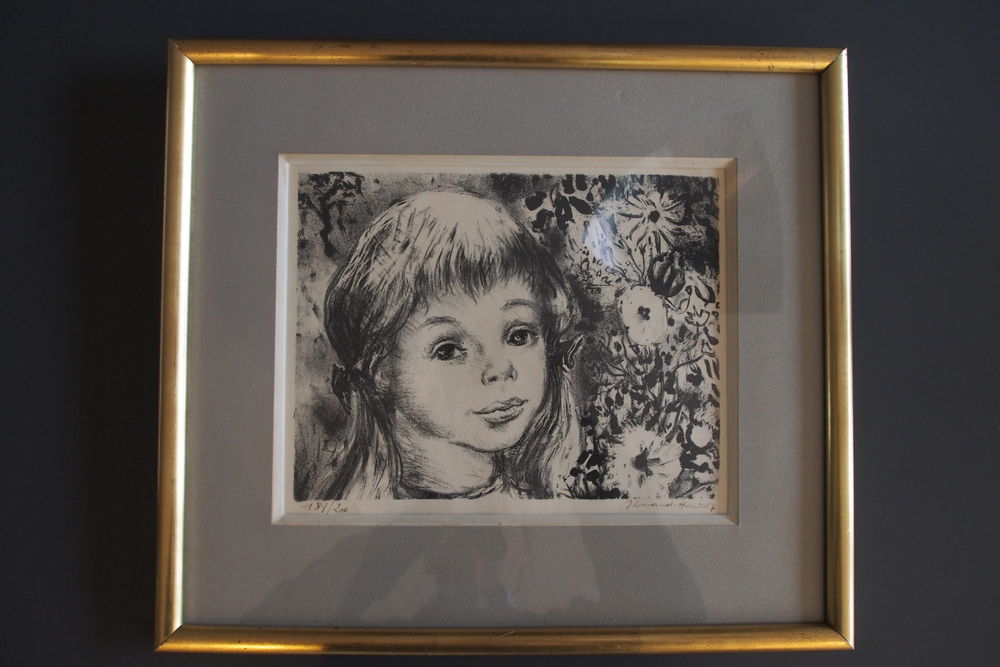 DURAND HENRIOT Visage d'enfant Décoration