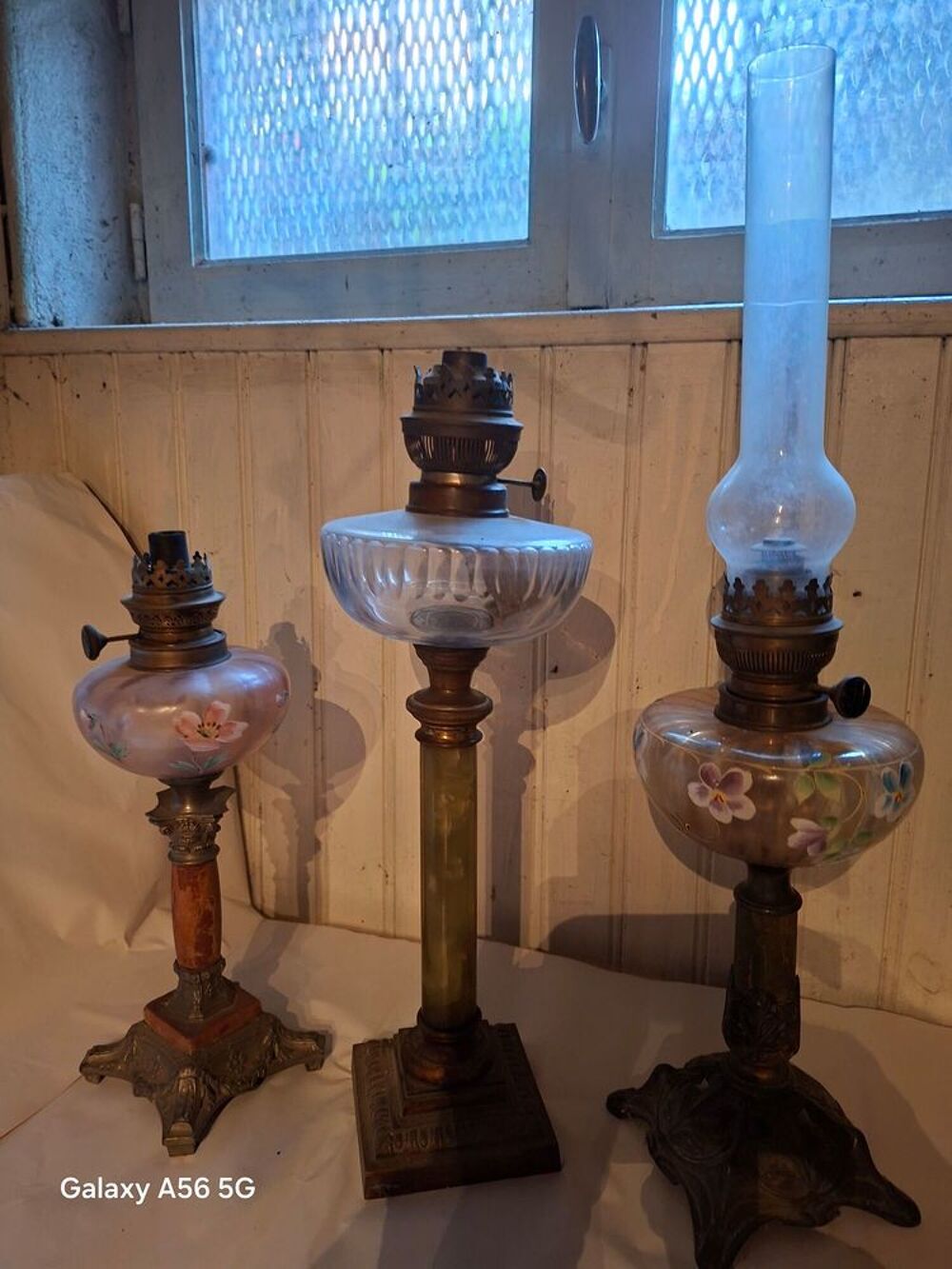 Lampes &agrave; p&eacute;trole 